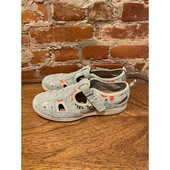 EARTH ORIGINS WALKING GARDEN FLOWERS COMFORT FISHERMAN SANDAL Size 9.5M - Picture 2 of 5